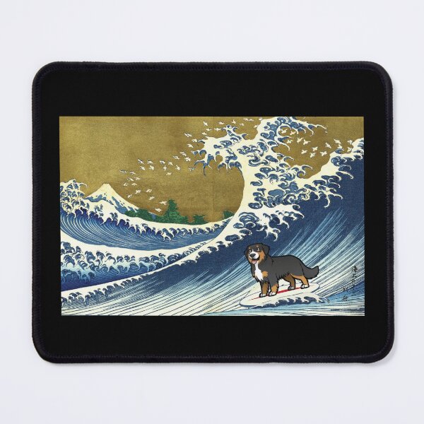 Item preview, Bernese Mountain Dog surfing designed and sold by ouchmypancreas.