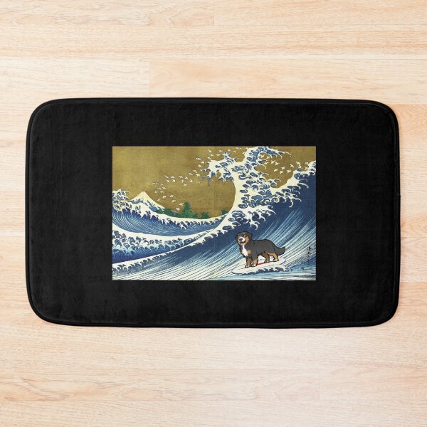 Item preview, Bernese Mountain Dog surfing designed and sold by ouchmypancreas.