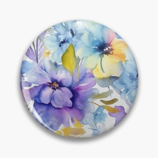 Item preview, Flores Frescas en Acuarela designed and sold by PatternPatty.
