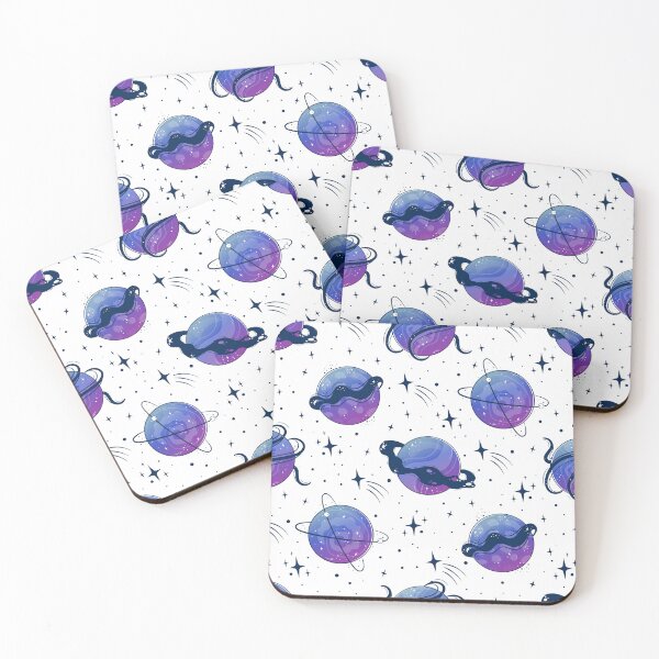 Item preview, Seamless pattern with space sky and planets designed and sold by BooGuevara.