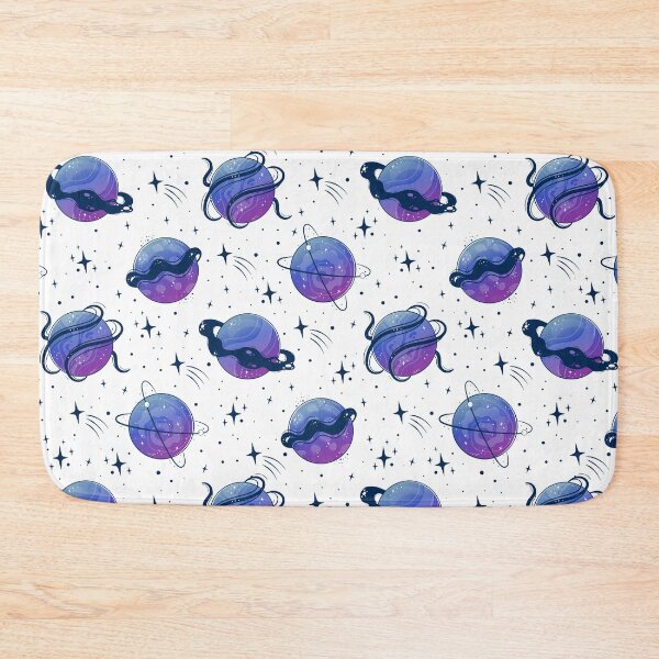 Item preview, Seamless pattern with space sky and planets designed and sold by BooGuevara.