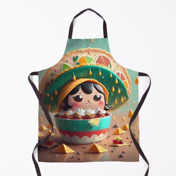 Item preview, It’s raining Tacos, girl in Bowl designed and sold by WhatTheTrendsDo.