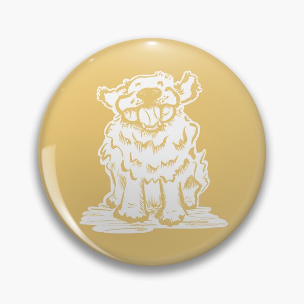 Item preview, Golden Retriever with Tennis Balls in Gold designed and sold by Christine Philbrick.