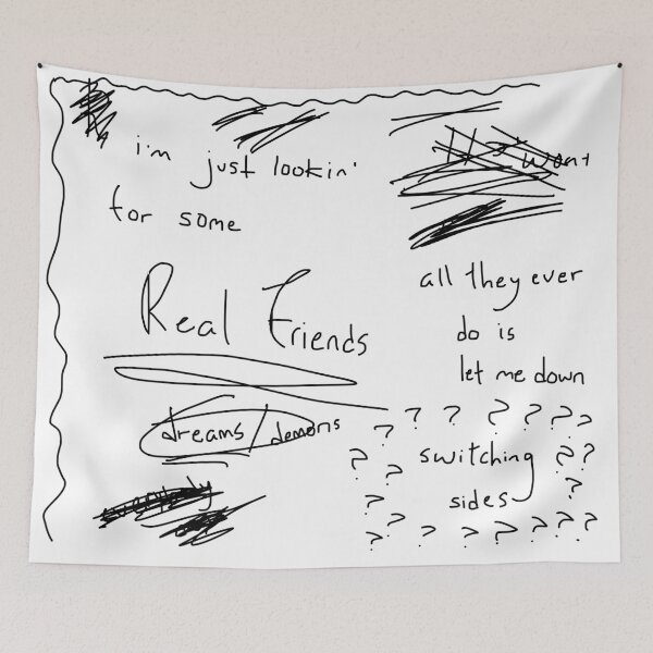 Item preview, Real Friends Writing designed and sold by HustlerJauregui.