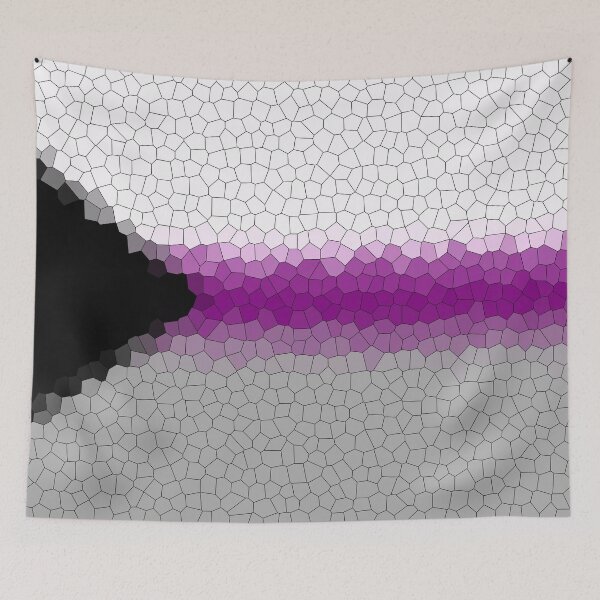 Item preview, Stained Glass Demisexual Pride Flag designed and sold by Sum-Thangs.