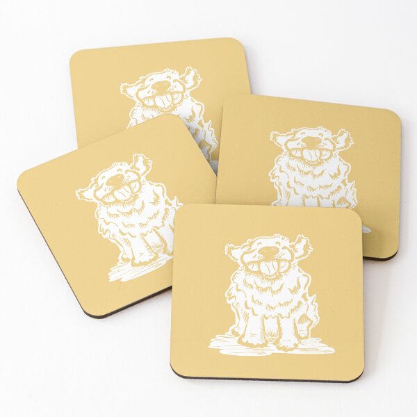 Item preview, Golden Retriever with Tennis Balls in Gold designed and sold by Christine Philbrick.