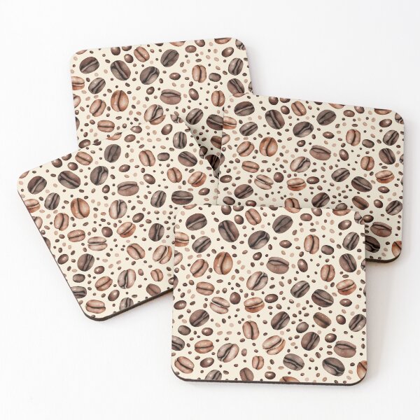 Item preview, Coffee Bean Pattern designed and sold by ArtinDrop.