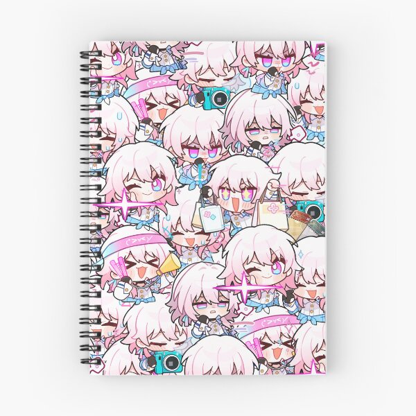 Item preview, March 7th Honkai Stair Rail chibi pattern designed and sold by cheapfan.