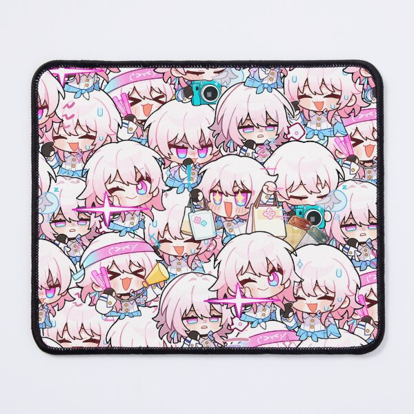 Item preview, March 7th Honkai Stair Rail chibi pattern designed and sold by cheapfan.