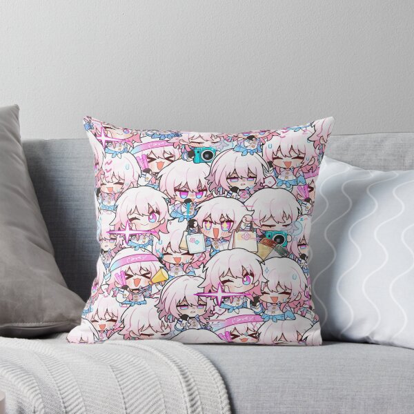 Item preview, March 7th Honkai Stair Rail chibi pattern designed and sold by cheapfan.