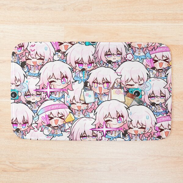 Item preview, March 7th Honkai Stair Rail chibi pattern designed and sold by cheapfan.