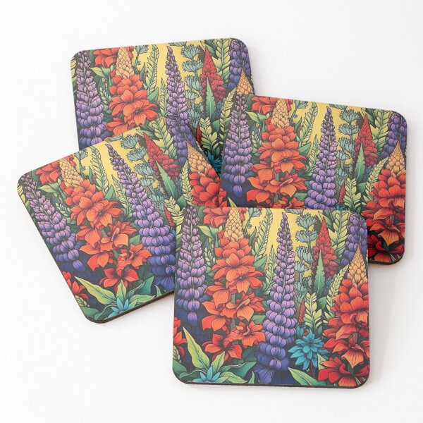 Item preview, Lupines Pattern 1 designed and sold by BloomBoutiqueTs.
