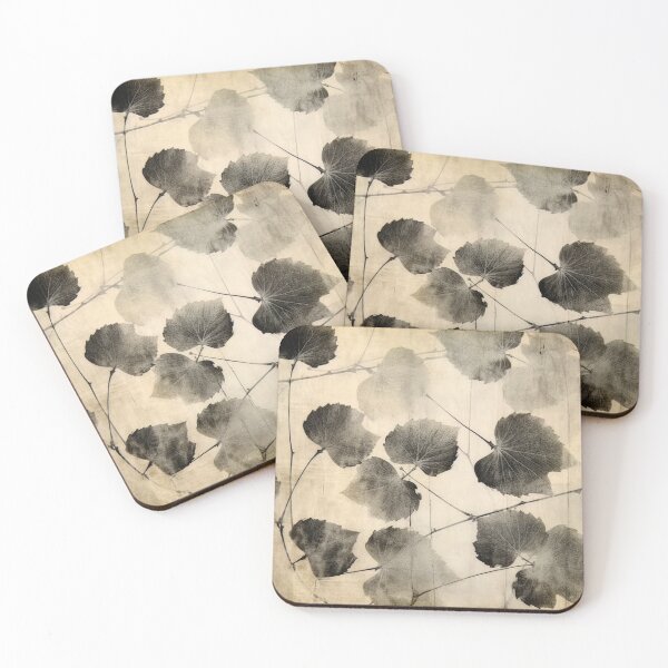 Item preview, Japanese woodblock style leaf prints 01 designed and sold by EmilyDayDreams.