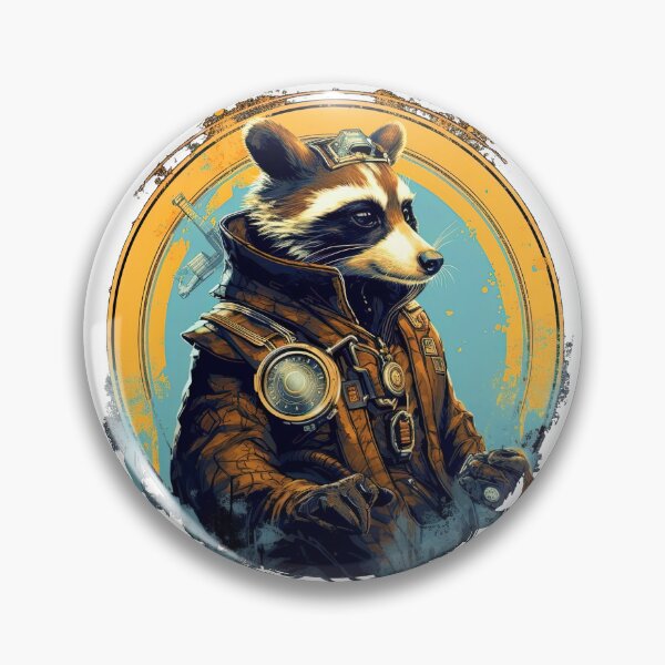 Item preview, Major Raccoon - Guardianes del tiempo en el espacio designed and sold by IMP-creative.
