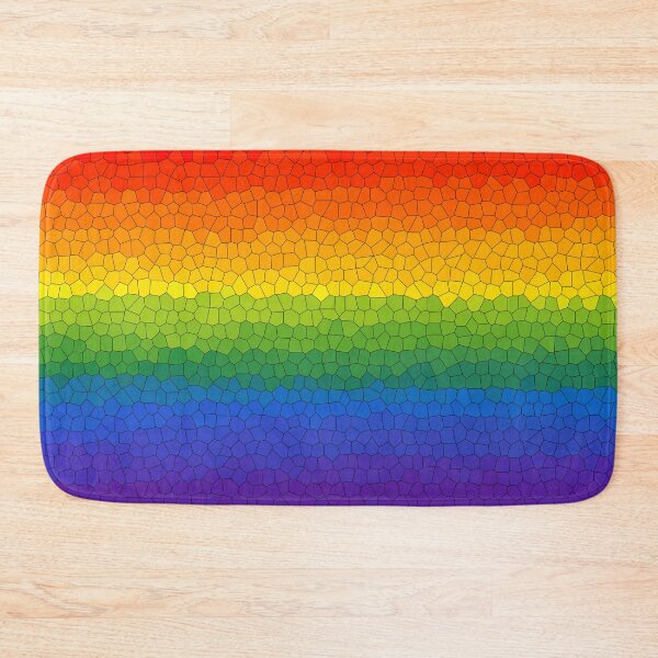 Item preview, Stained Glass Gay Rainbow Pride Flag designed and sold by Sum-Thangs.