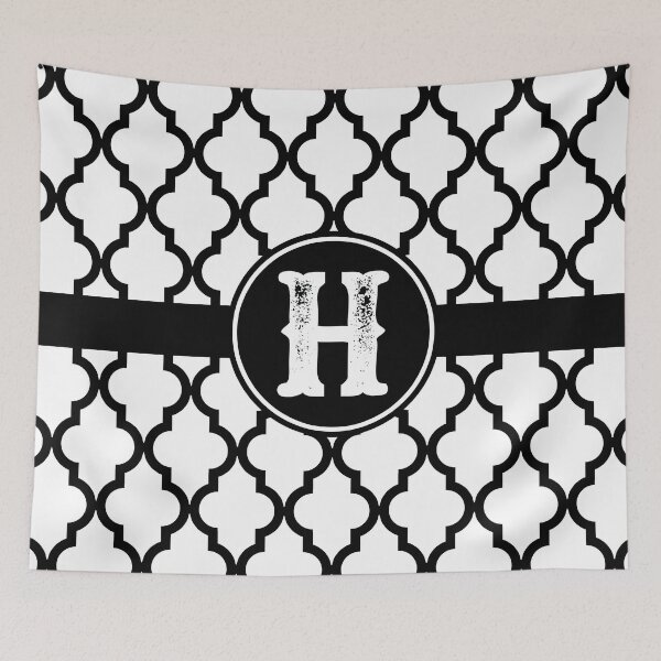 Item preview, Black Monogram: Letter H designed and sold by Jared Davies.