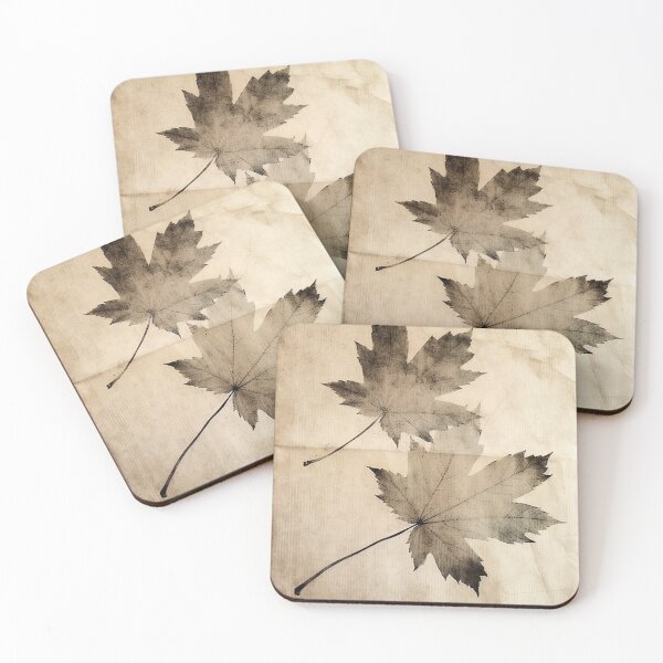 Item preview, Japanese woodblock style leaf prints 02 designed and sold by EmilyDayDreams.