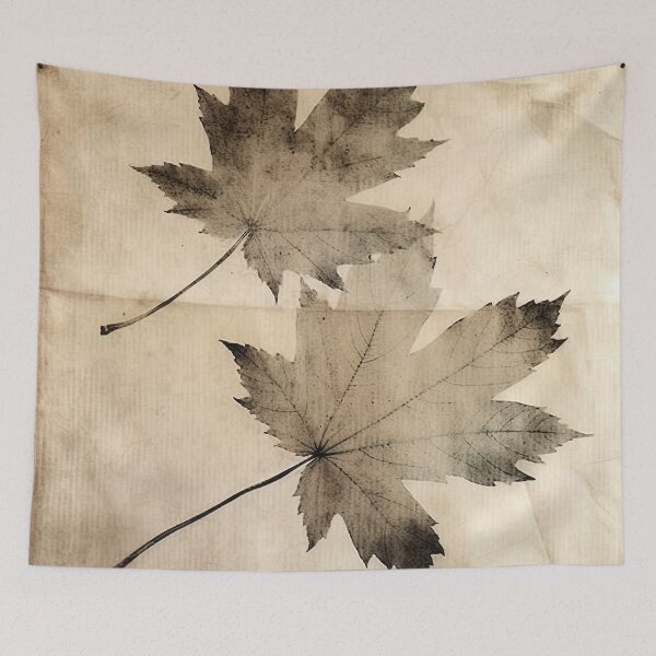 Item preview, Japanese woodblock style leaf prints 02 designed and sold by EmilyDayDreams.