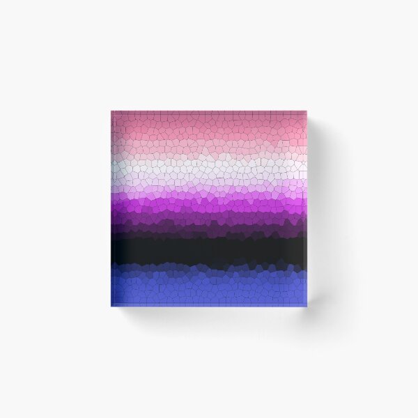 Item preview, Stained Glass Genderfluid Pride Flag designed and sold by Sum-Thangs.