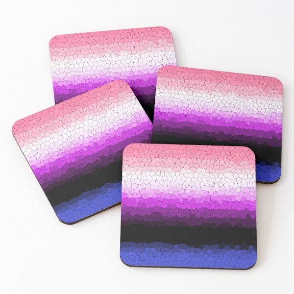 Item preview, Stained Glass Genderfluid Pride Flag designed and sold by Sum-Thangs.