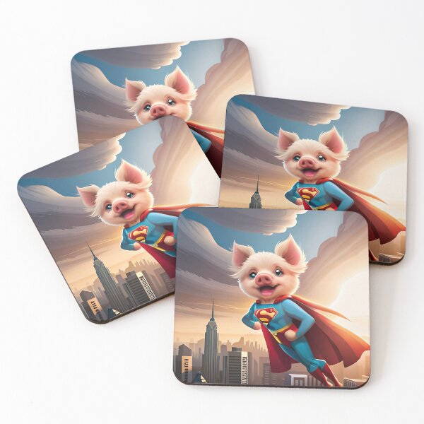 Item preview, When pigs fly - Super Pig designed and sold by YUMMY PENCIL.