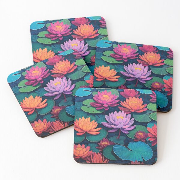 Item preview, Water Lilies Pattern 1 designed and sold by BloomBoutiqueTs.