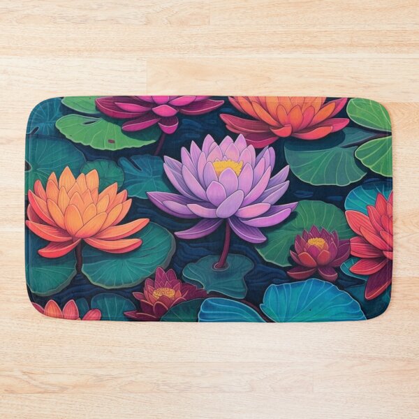 Item preview, Water Lilies Pattern 1 designed and sold by BloomBoutiqueTs.