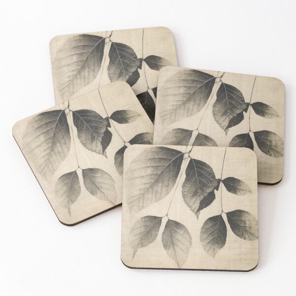 Item preview, Japanese woodblock style leaf prints 04 designed and sold by EmilyDayDreams.