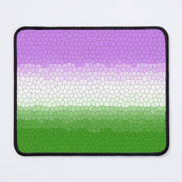 Item preview, Stained Glass Genderqueer Pride Flag designed and sold by Sum-Thangs.