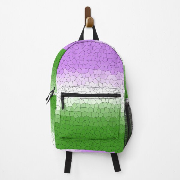 Item preview, Stained Glass Genderqueer Pride Flag designed and sold by Sum-Thangs.