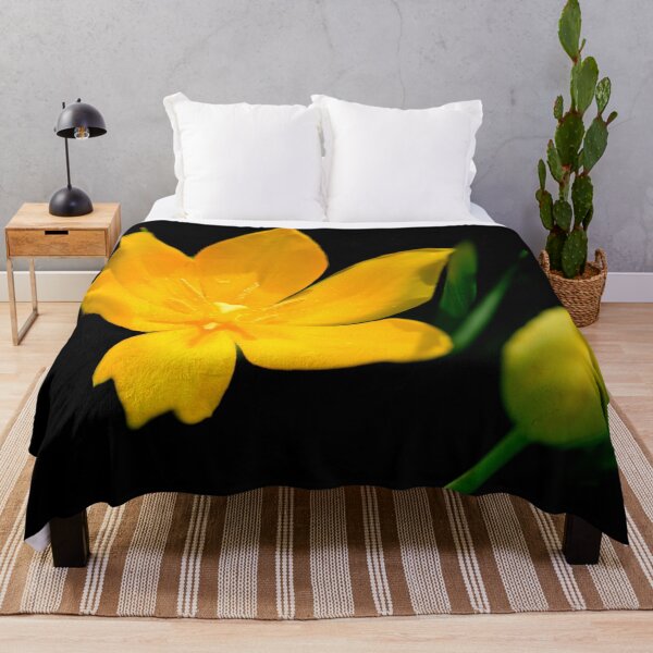 Item preview, Yellow tulip on black background designed and sold by olena2552.