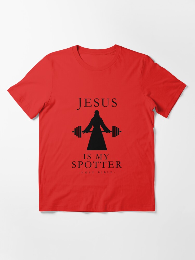 Weight lifting Jesus is my spotter vintage t-shirt