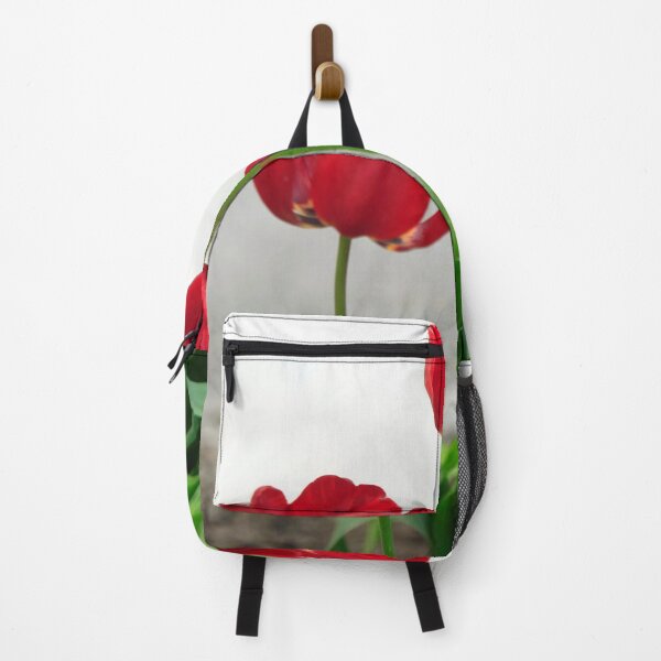 Item preview, Red tulips on nature background designed and sold by olena2552.