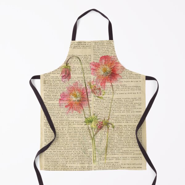 Item preview, Botanical print, on old book page designed and sold by Art by Lilia.
