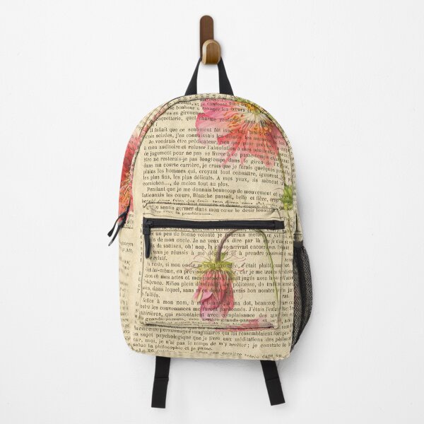 Item preview, Botanical print, on old book page designed and sold by Art by Lilia.