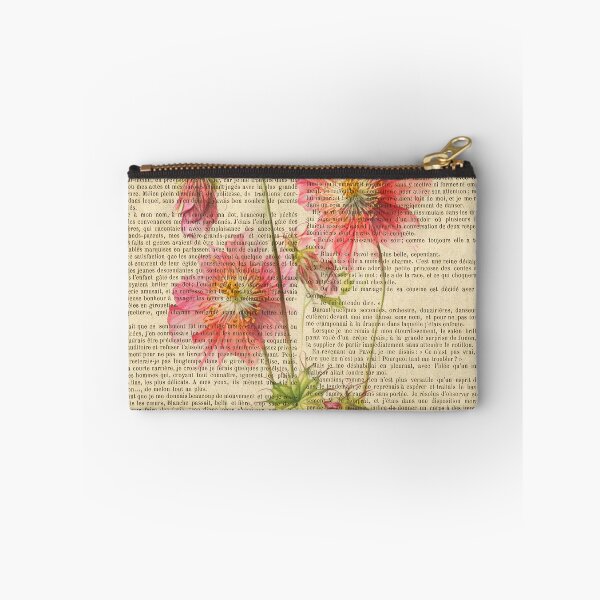 Item preview, Botanical print, on old book page designed and sold by Art by Lilia.