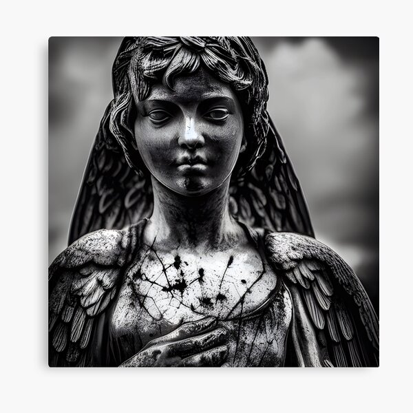 Dark Beauty Angel Statue