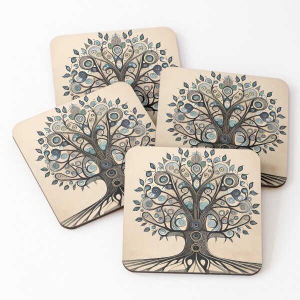 Item preview, Whimsical Tree Drawing designed and sold by charmz2017.