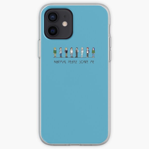 Normal People Scare Me iPhone Soft Case