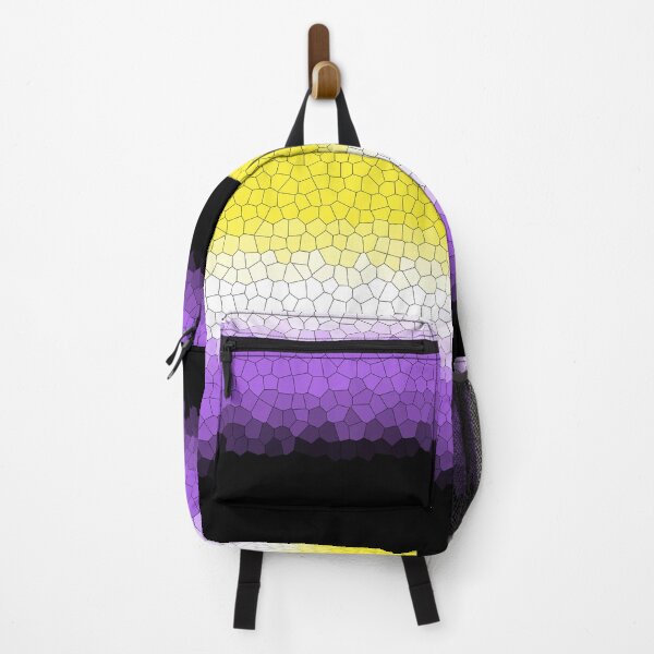 Item preview, Stained Glass Non-Binary Pride Flag designed and sold by Sum-Thangs.