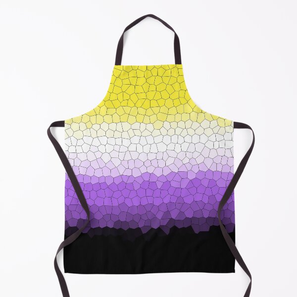 Item preview, Stained Glass Non-Binary Pride Flag designed and sold by Sum-Thangs.