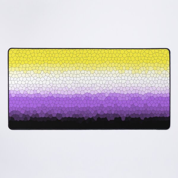 Item preview, Stained Glass Non-Binary Pride Flag designed and sold by Sum-Thangs.