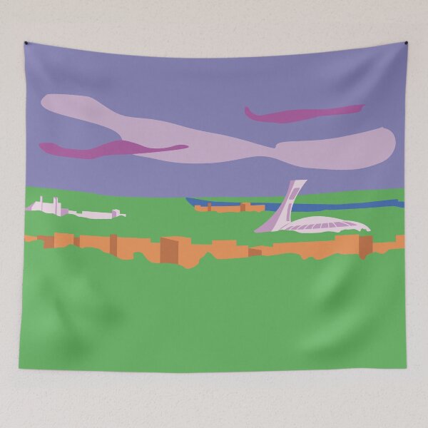 Item preview, Montreal Minimalist Land Scape  designed and sold by ThomasTreeArt.