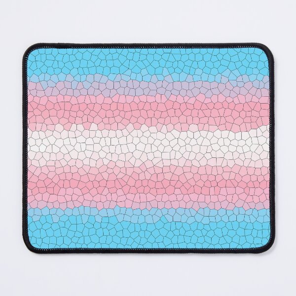 Item preview, Stained Glass Transgender Pride Flag designed and sold by Sum-Thangs.