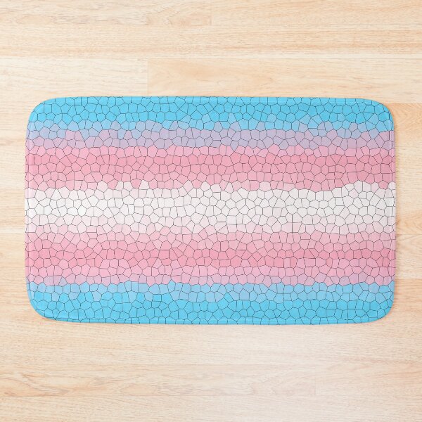 Item preview, Stained Glass Transgender Pride Flag designed and sold by Sum-Thangs.