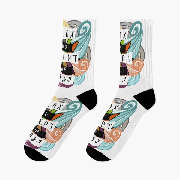 Item preview, Relax and accept the crazy! designed and sold by Adasha Knight.