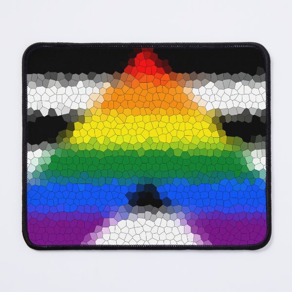 Item preview, Stained Glass Straight Ally Pride Flag designed and sold by Sum-Thangs.