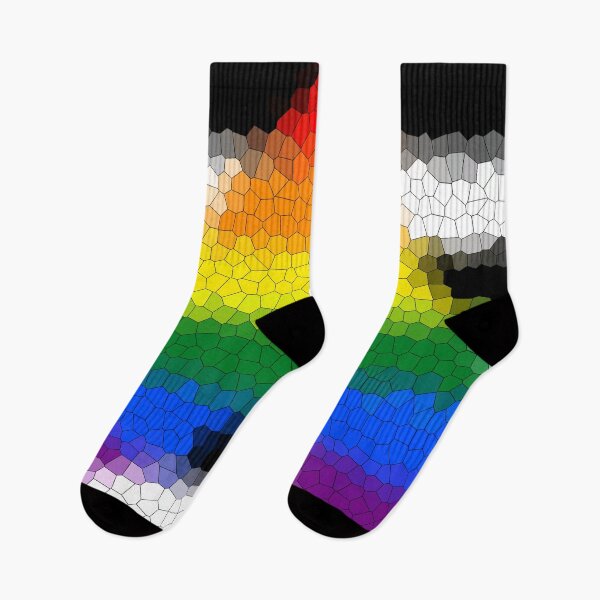 Item preview, Stained Glass Straight Ally Pride Flag designed and sold by Sum-Thangs.