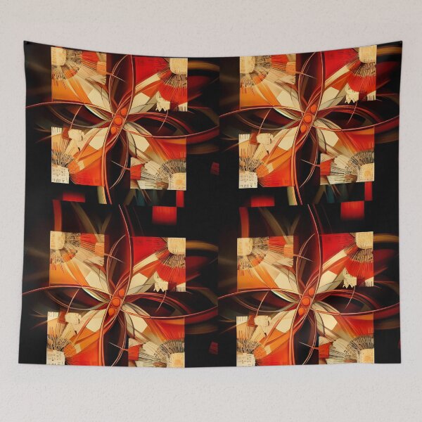 Item preview, Squares with Swirls  designed and sold by Dana Roper.