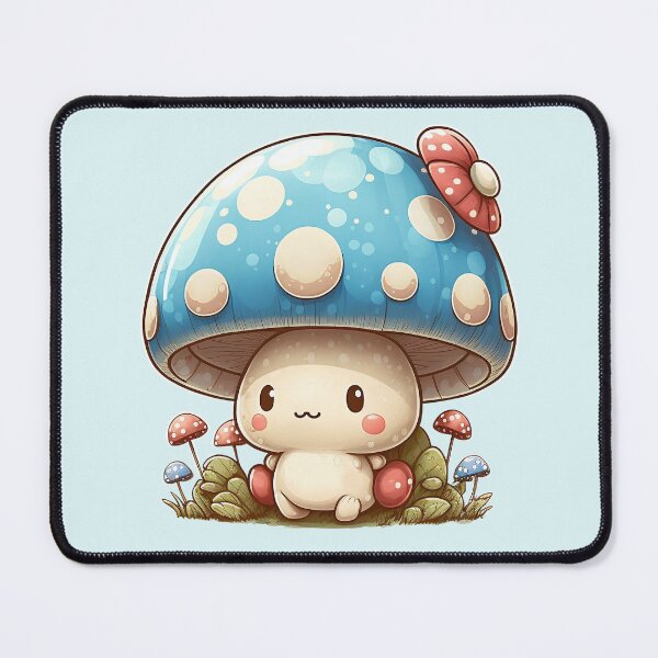 Item preview, Cute Mushroom Blue Cap designed and sold by cetakulang.